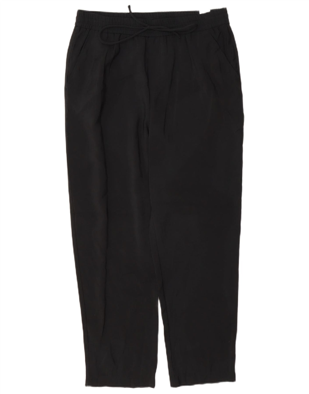 Schmale, verkürzte Damenhose von Zara, Größe M, W28, L25, Schwarz, Modal