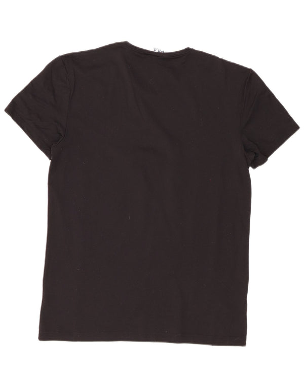 Fila Damen T-Shirt Top Small Schwarz