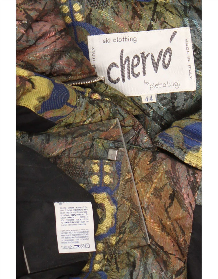 Chervo Damen Ski-Übergröße-Gilet IT 44 Medium Mehrfarbig mit Blumenmuster
