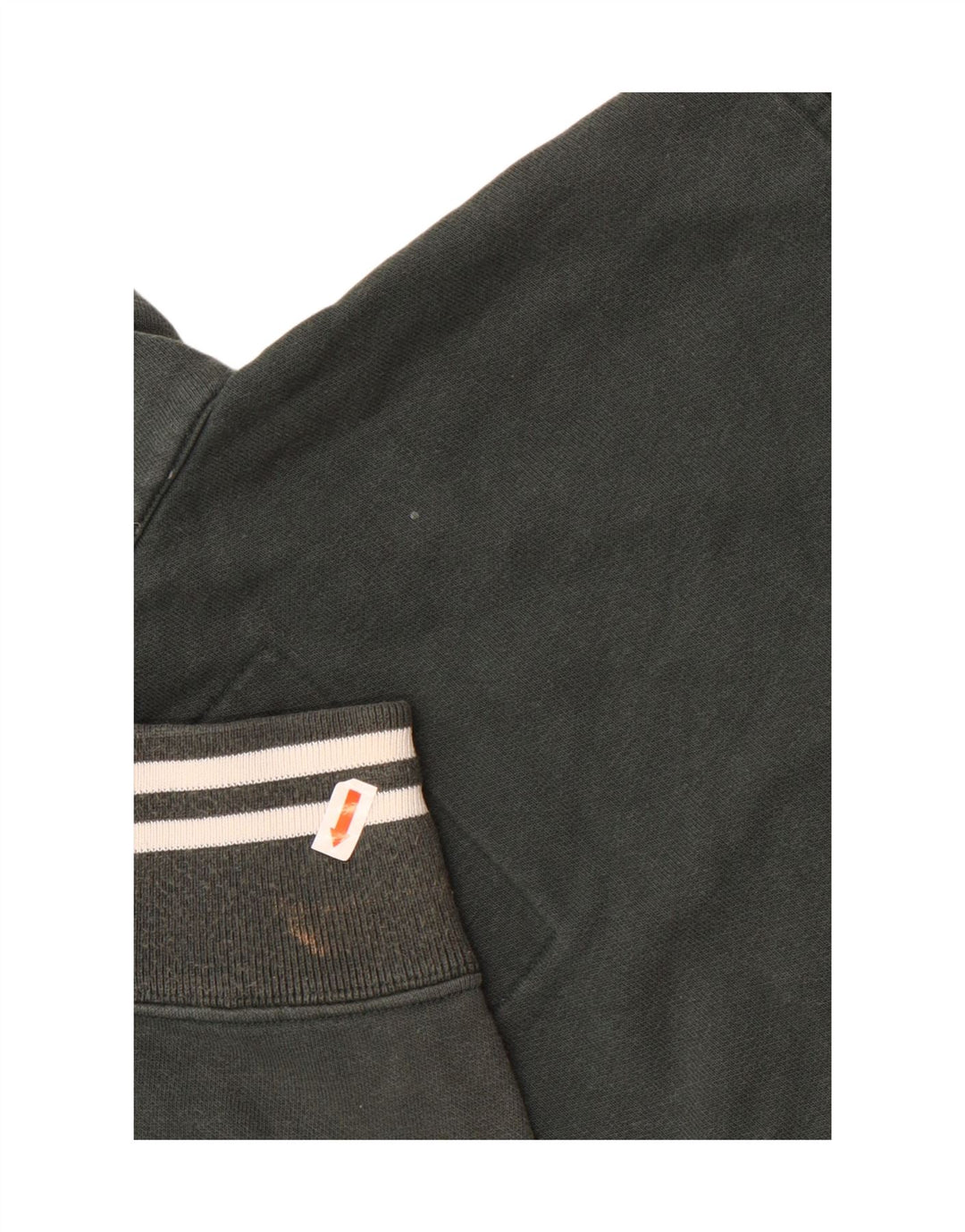 Champion Herren-Sweatshirt mit Reißverschluss am Hals, groß, aus grüner Baumwolle