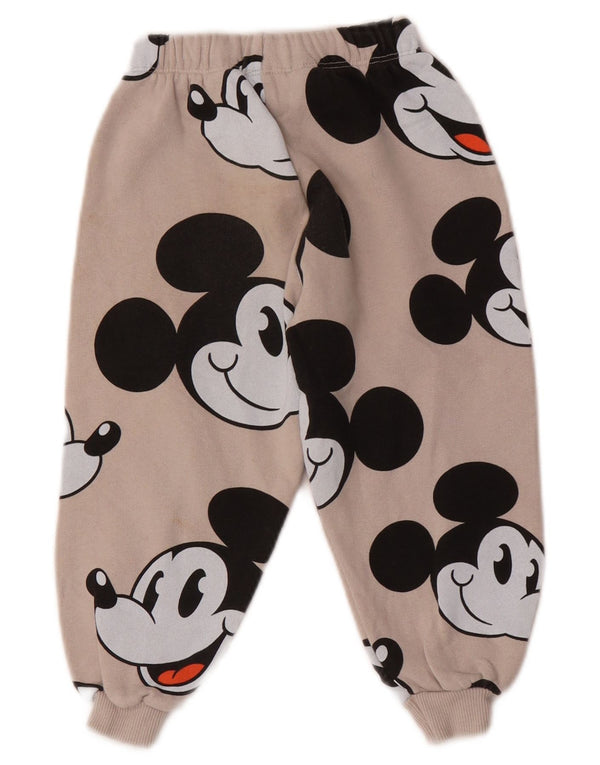 Zara Mädchen-Trainingsanzug mit Mickey-Mouse-Grafik, Jogginghose, 4–5 Jahre, Beige