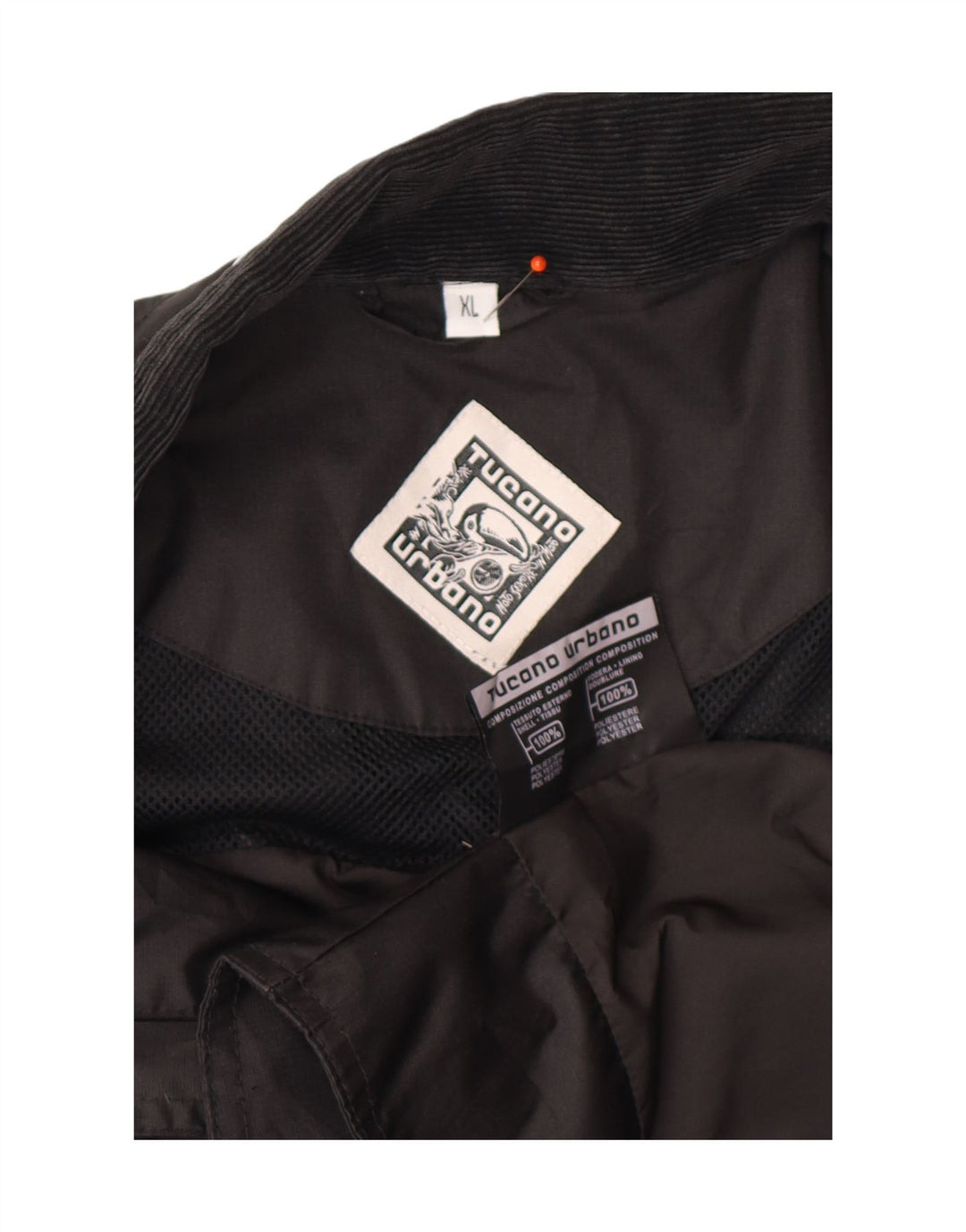 TUCANO URBANO Herren Bomberjacke UK 42 XL Schwarz Polyester