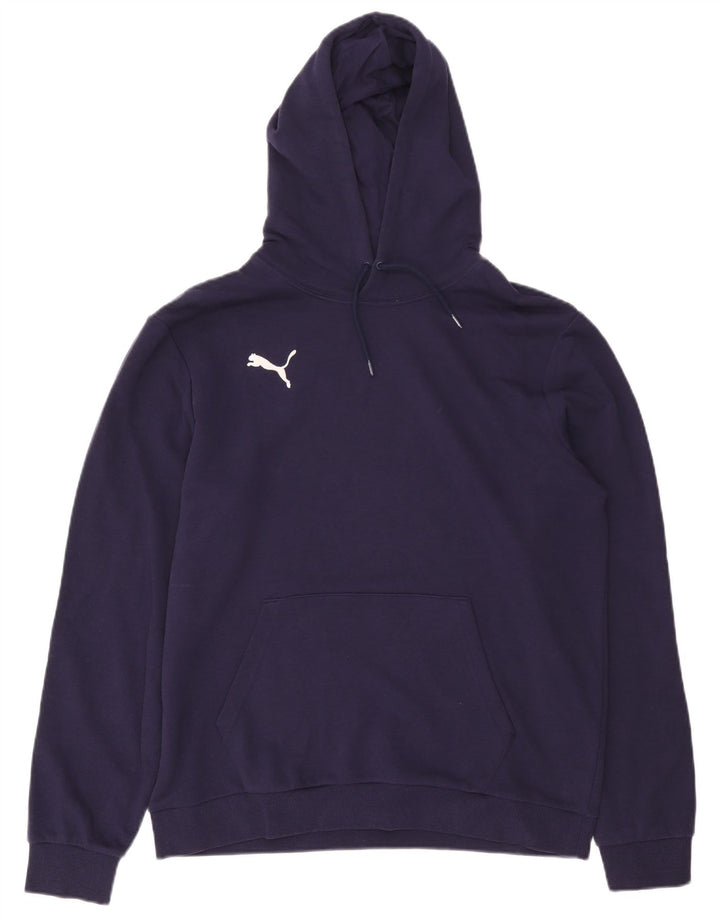 Puma Herren Kapuzenpullover, groß, marineblau, Baumwolle