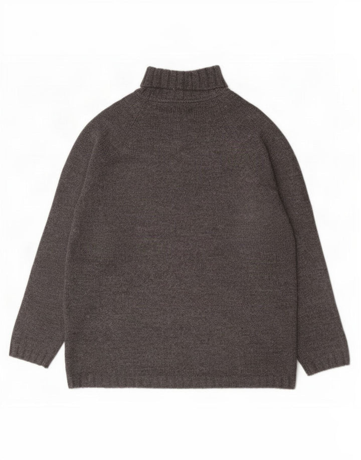 Marks & Spencer Herren St. Michael Rollkragenpullover, große graue Wolle