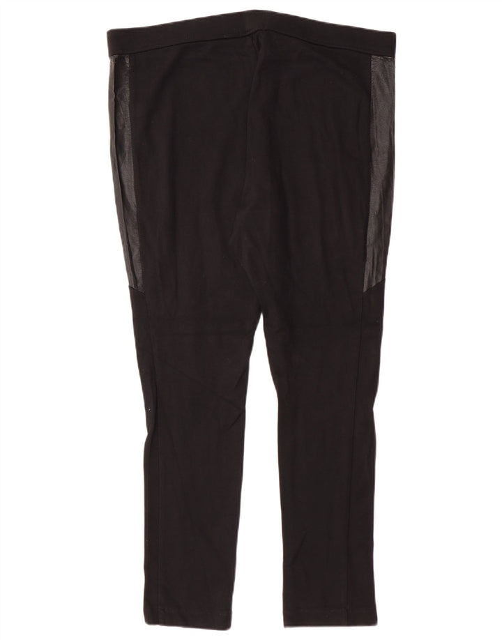 Chaps Damen-Leggings, UK 16, Größe L, Schwarz, Colourblock-Viskose