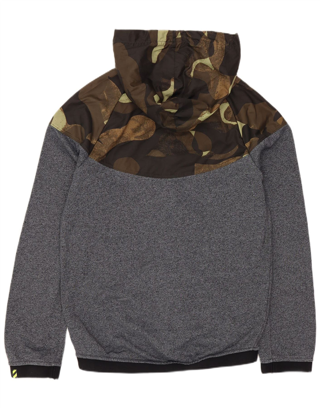 Nike Herren-Kapuzenpullover mit Reißverschluss, klein, marineblau, Camouflage-Baumwolle