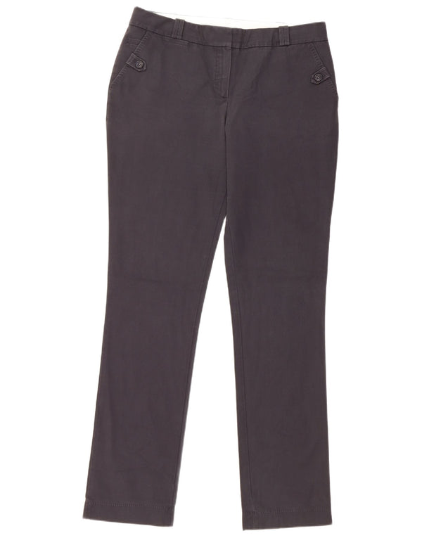 Massimo Dutti Damen Slim Chinohose EU 42 Large W32 L33 Marineblau