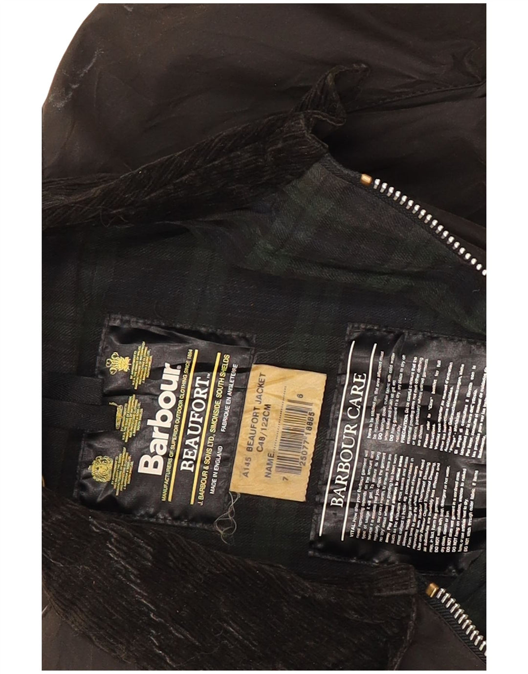 Barbour Herren Beaufort Loose Fit gewachste Baumwolljacke EU 48 Mittelbraun