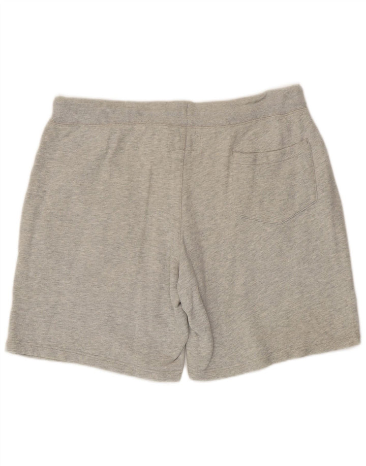 Jack Wills Herren-Sportshorts, klassisch, groß, grau gesprenkelte Baumwolle