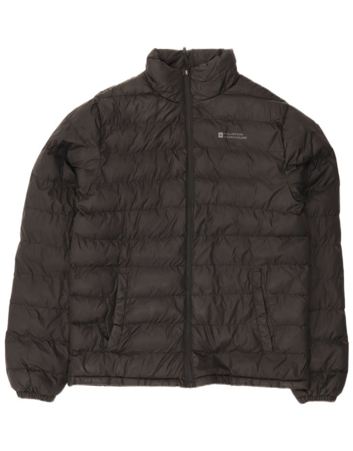 Mountain Warehouse Wattierte Herrenjacke, UK 38, Mittelschwarzes Nylon
