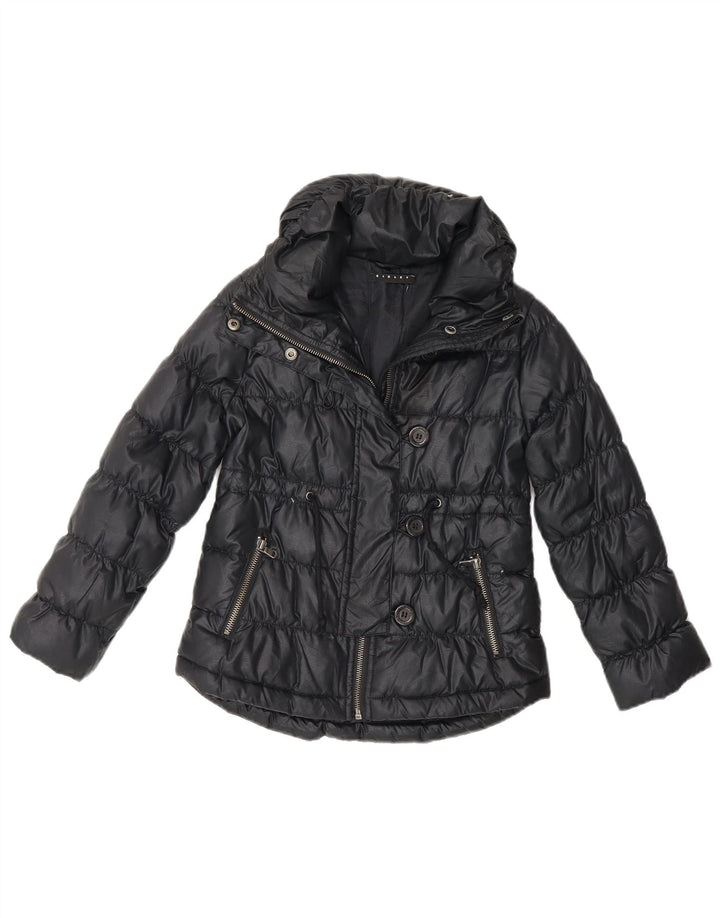 Sisley Mädchen Steppjacke 5-6 Jahre Schwarz Polyester