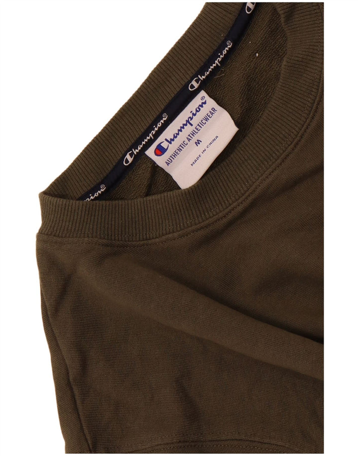 Champion Herren-Sweatshirt-Pullover, mittlere Khaki-Baumwolle