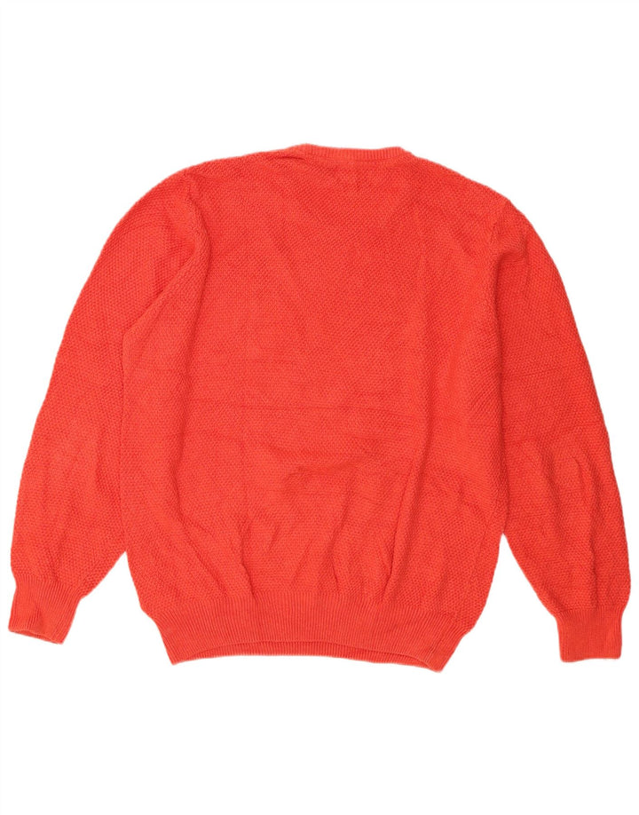 Marks & Spencer Maßgeschneiderter Herren-Pullover mit Rundhalsausschnitt in Mittelrot
