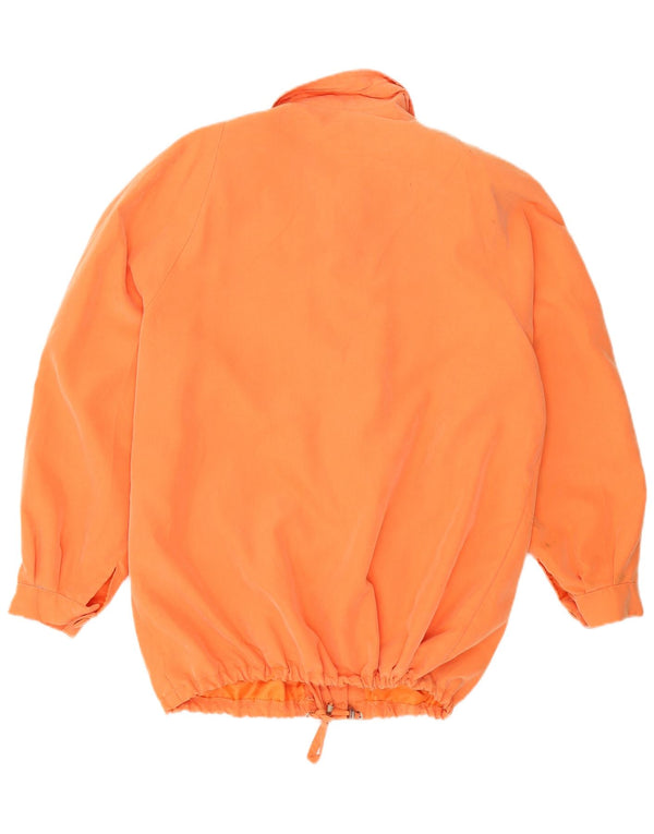 Vintage Damen Übergroße Windjacke UK 18 XL Orange