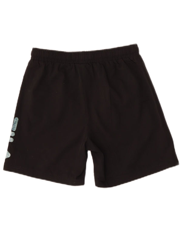 Fila Sportshorts mit Grafik für Jungen, 9–10 Jahre, Schwarz, Polyester, Sport