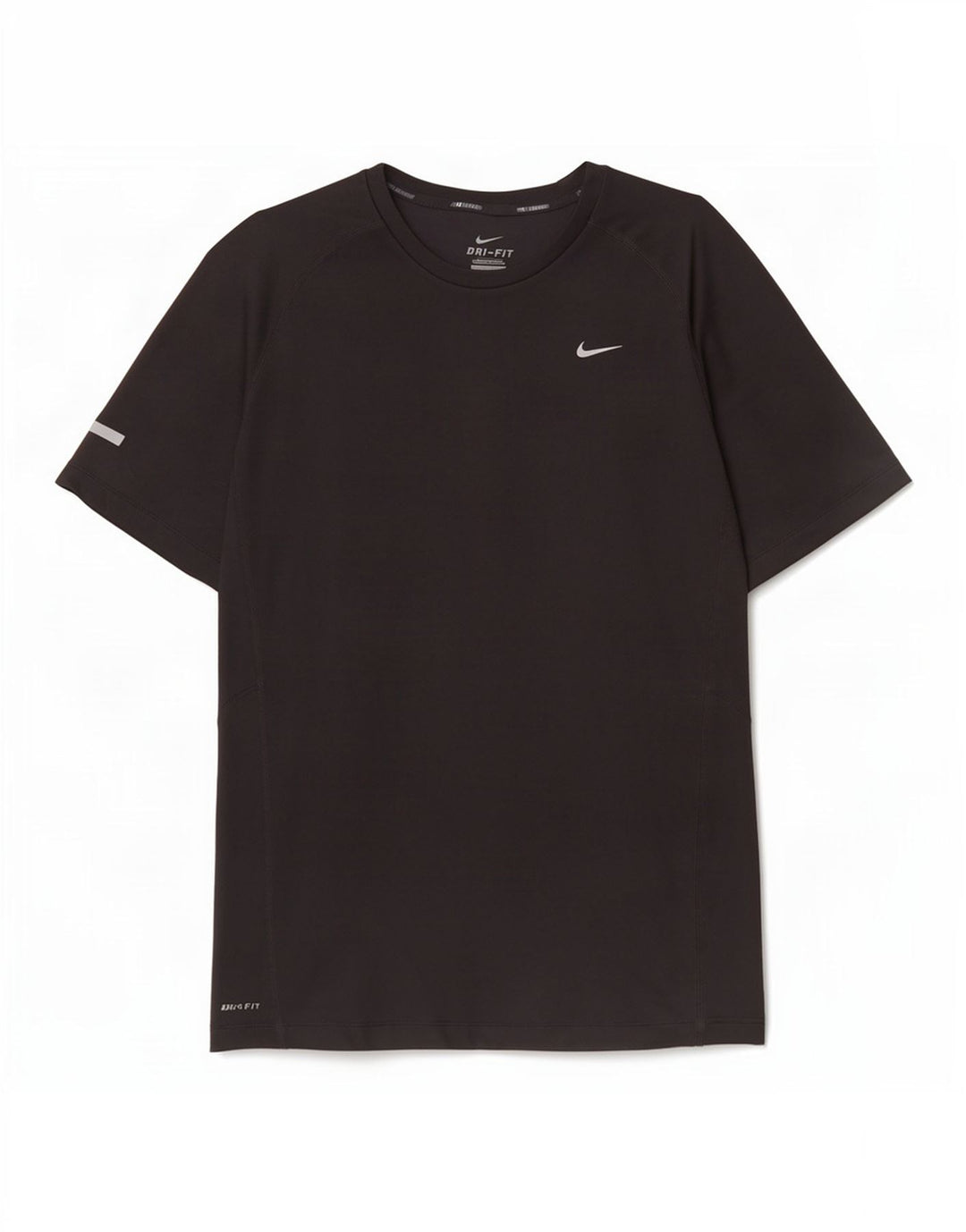 Nike Herren Dri Fit T-Shirt Top Large Schwarz Polyester