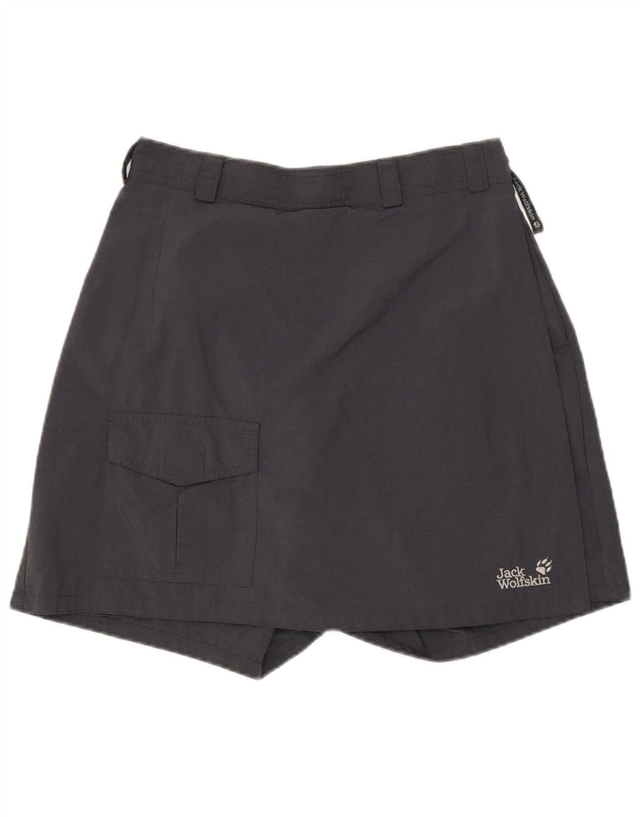 Jack Wolfskin Damen Skort UK 12/14 Mittelgraues Polyamid