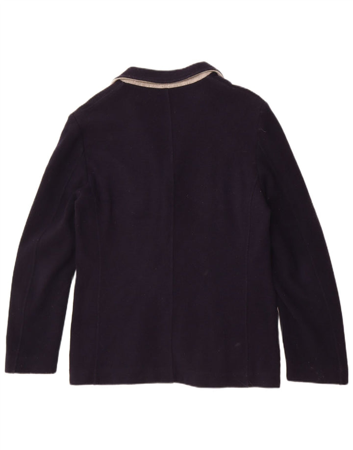 Brooksfield Herren-Strickjacke mit 3 Knöpfen, Größe IT 48, mittleres Marineblau