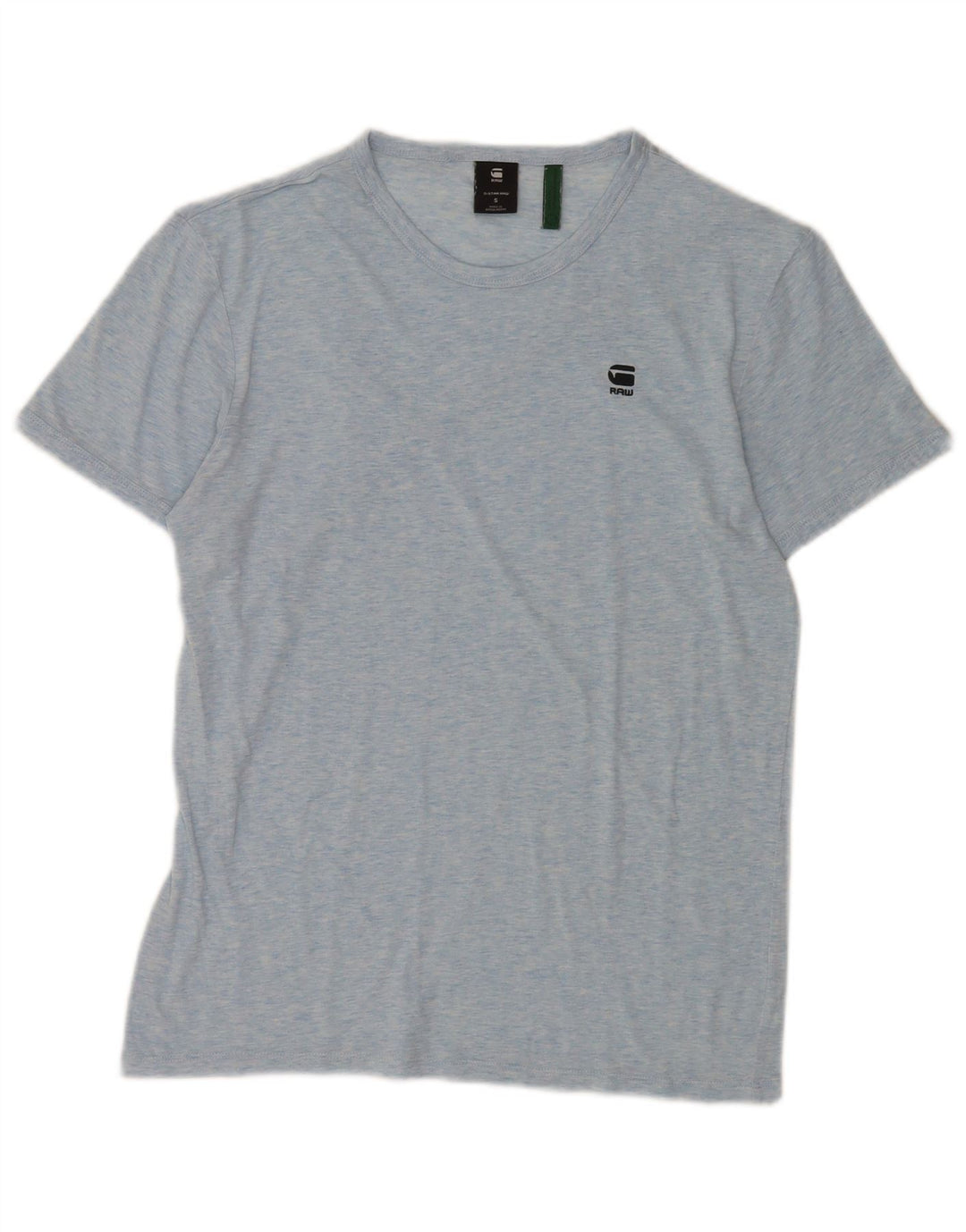 G-Star Herren T-Shirt Top Small Blau meliert Baumwolle