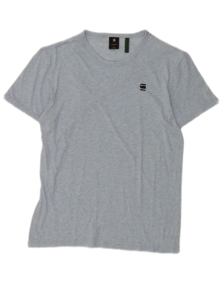 G-Star Herren T-Shirt Top Small Blau meliert Baumwolle