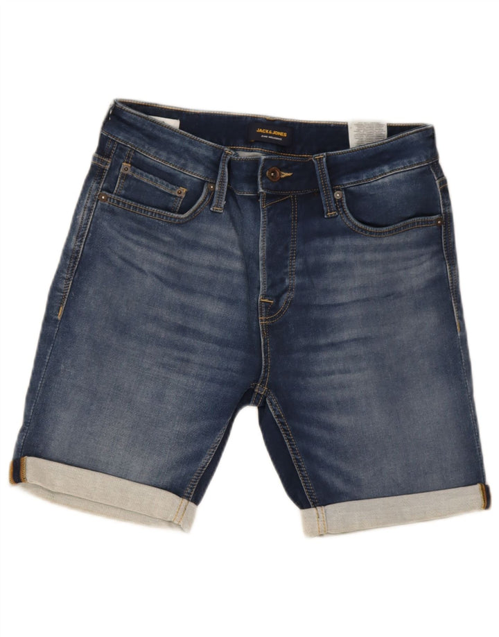 Jack & Jones Herren-Jeansshorts, Größe S, W29, Blau, Baumwolle