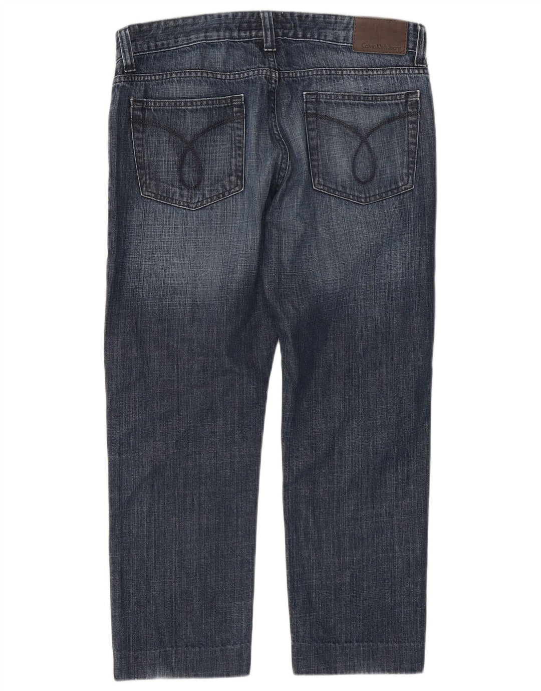 CALVIN KLEIN Damen Crop Skinny Jeans W33 L26 Blau