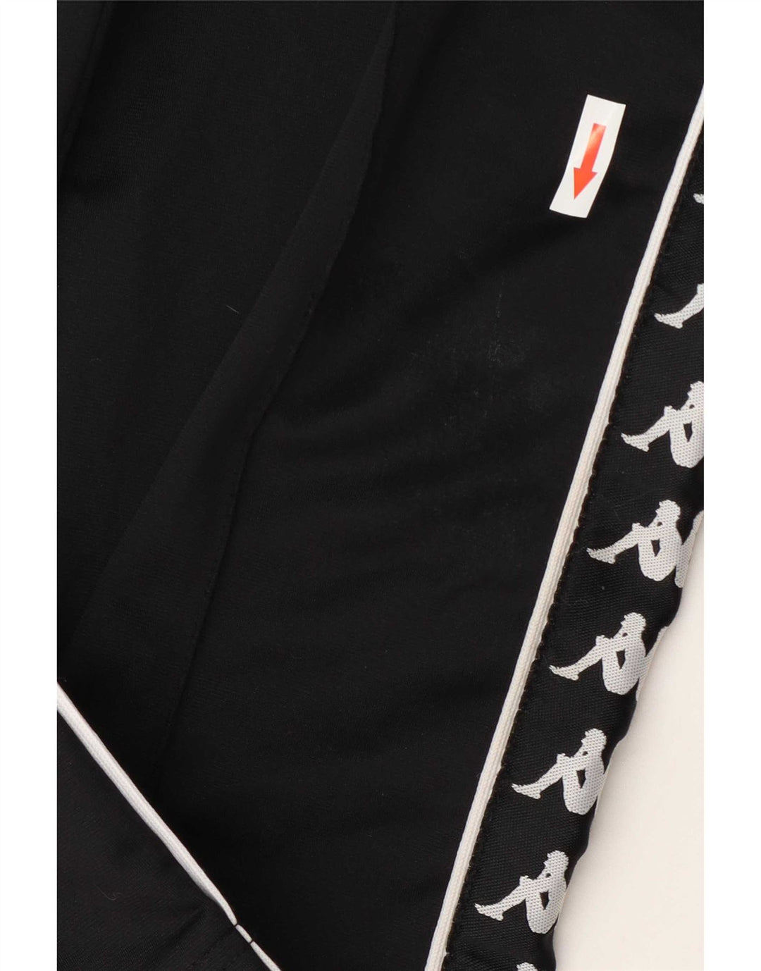 Kappa Jungen-Trainingshose mit Grafik, 7–8 Jahre, schwarzes Polyester