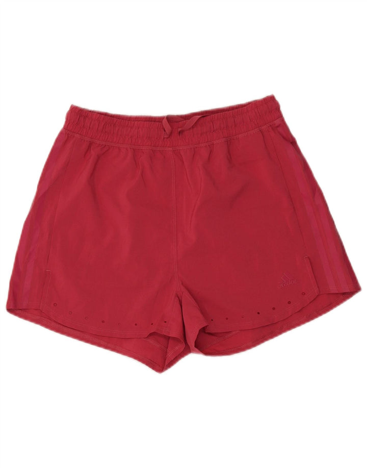 Adidas Damen Sportshorts UK 10 Small Rosa Polyester