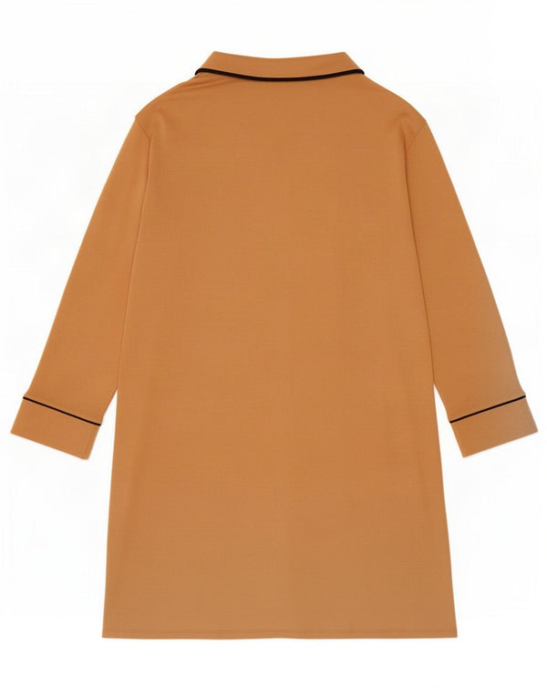 Übergroßes Longline-Cardigan-Oberteil von Zara für Damen, UK 14, Mittelorange, Polyester