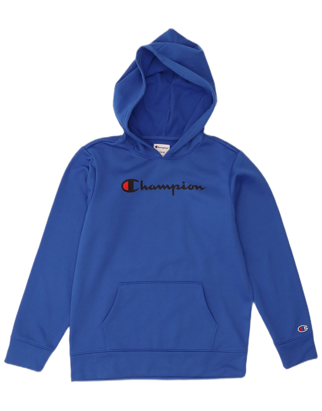 Champion Kapuzenpullover mit Grafik für Jungen, 14–15 Jahre, Größe L, Blau, Polyester