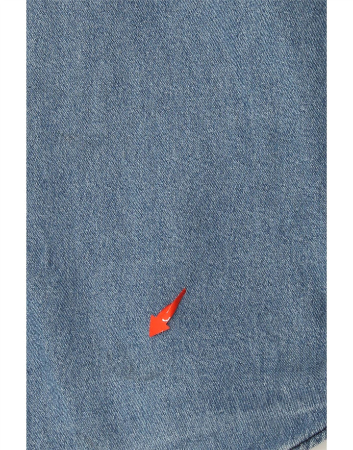 CANDA Herren-Jeanshemd, Größe 47/48, 3XL, blaue Baumwolle