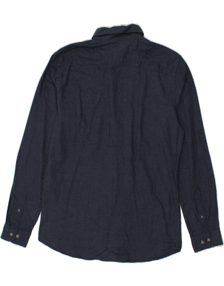 JACK & JONES Mens Shirt Large Navy Blue Vintage Jack & Jones and Second-Hand Jack & Jones from Messina Hembry 
