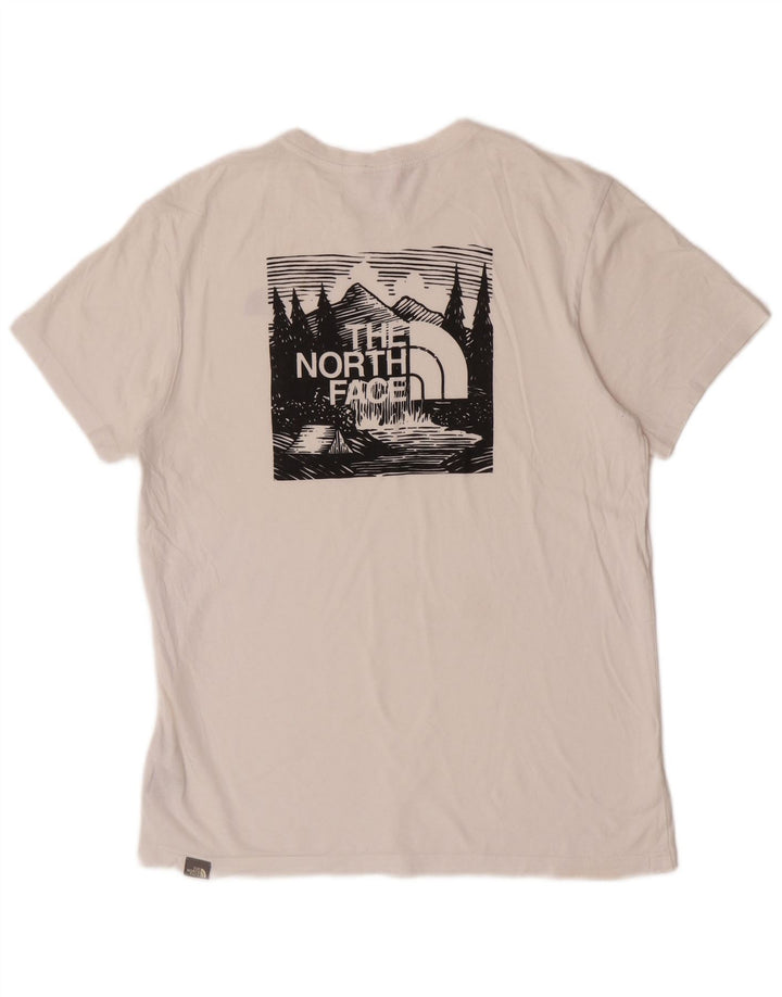 The North Face Herren-T-Shirt mit Grafik, mittelweiße Baumwolle