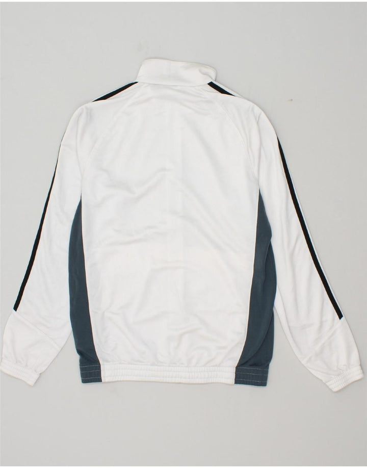 ADIDAS Mens Tracksuit Top Jacket UK 38/40 Medium White Colourblock | Vintage Adidas | Thrift | Second-Hand Adidas | Used Clothing | Messina Hembry 