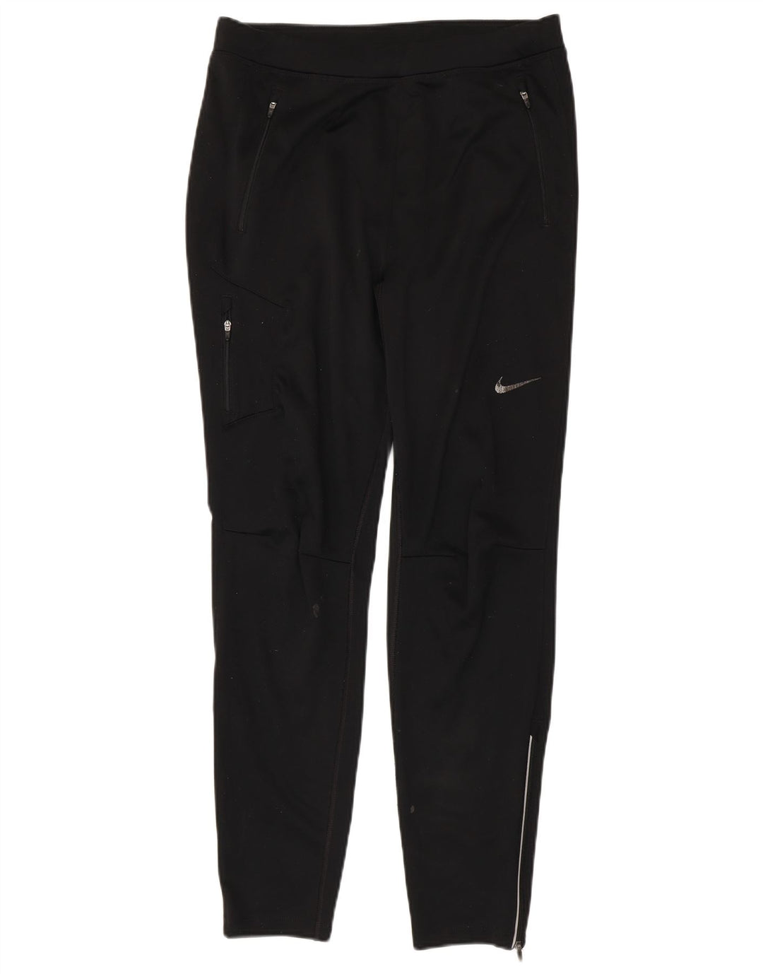 Nike Womens Tracksuit Trousers UK 14 Large Black Polyester