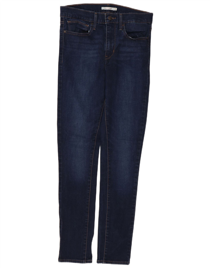 LEVI'S Schlankmachende Röhrenjeans für Damen, W30 L30, marineblaue Baumwolle