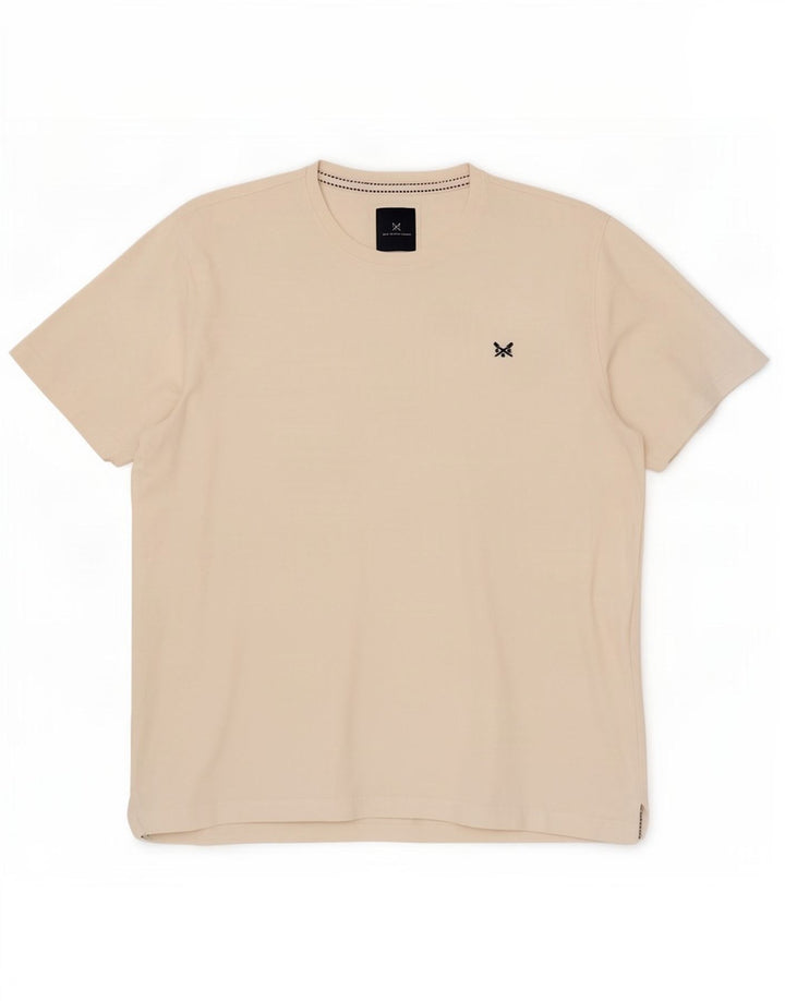 Crew Clothing Herren T-Shirt Top XL Weiße Baumwolle