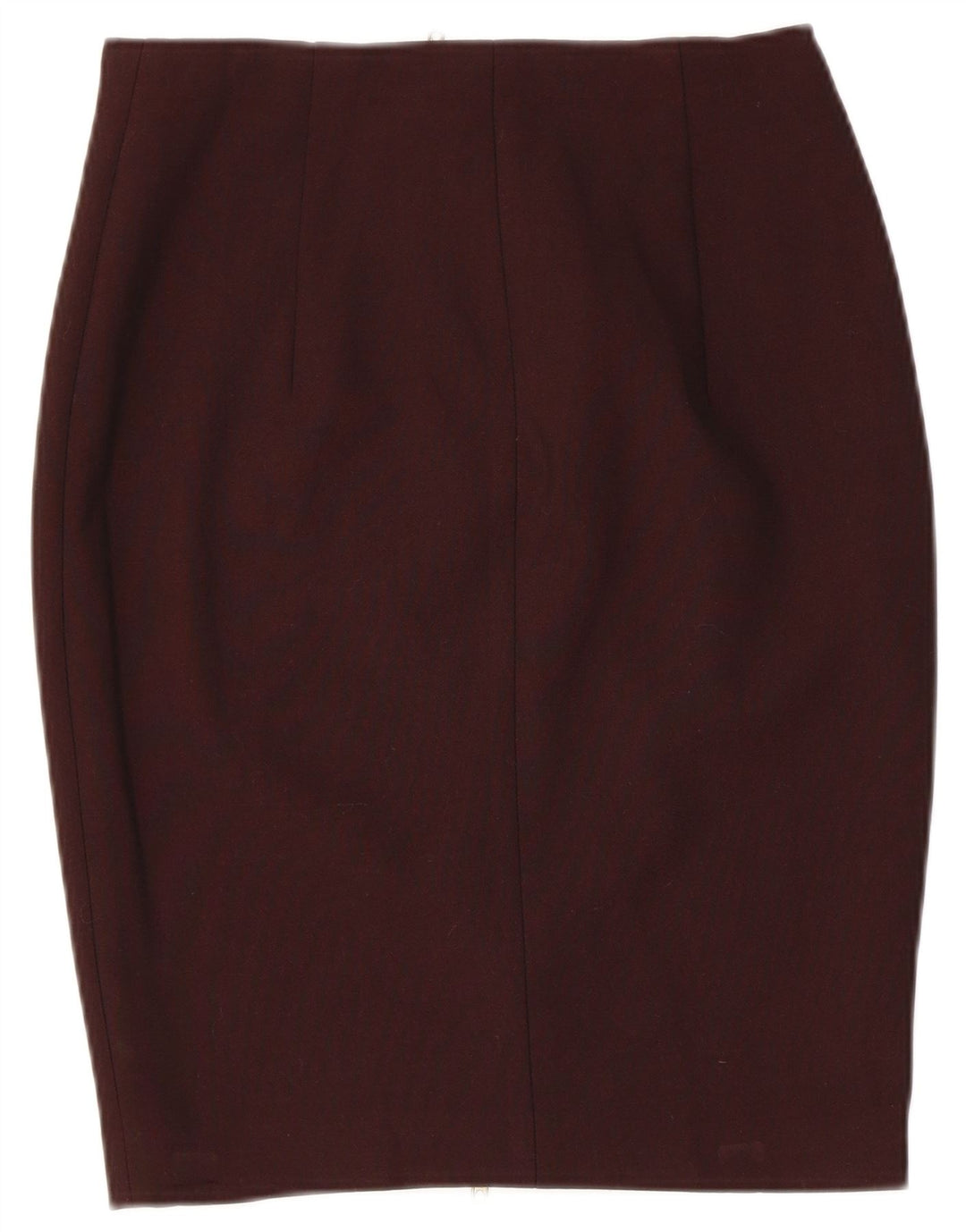 Zara Damen Bleistiftrock Medium W28 Kastanienbraune Viskose