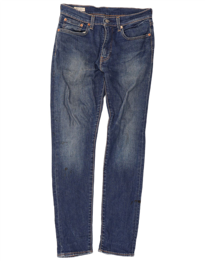 Levi's Herren 519 Slim Jeans W31 L32 Blaue Baumwolle