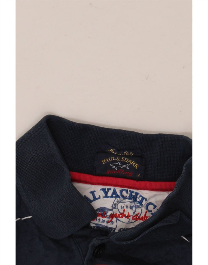 PAUL & SHARK Herren Poloshirt Medium Marineblau gestreift