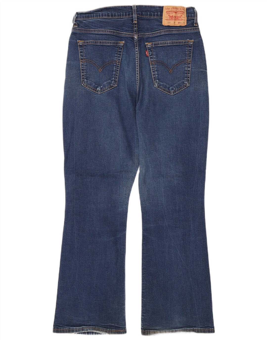 Levi's Damen 584 Bootcut Jeans W36 L30 Blaue Baumwolle