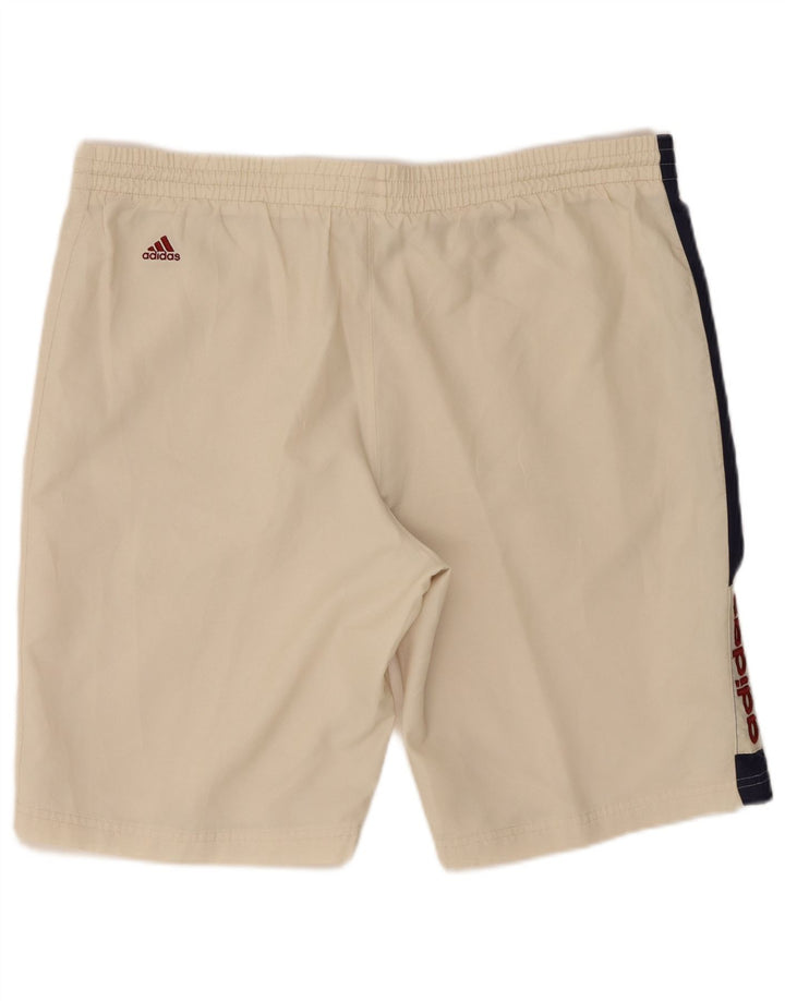 Adidas Herren Graphic Sport Shorts XL Beige Colourblock Polyester