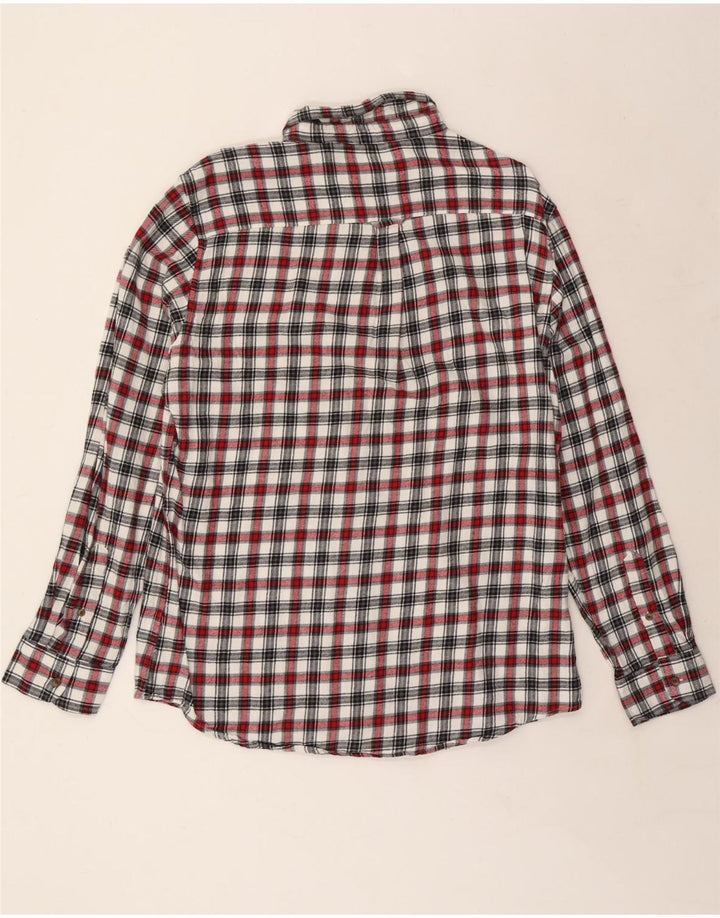 CHAPS Herren-Flanellhemd, groß, mehrfarbig, kariert, Baumwolle