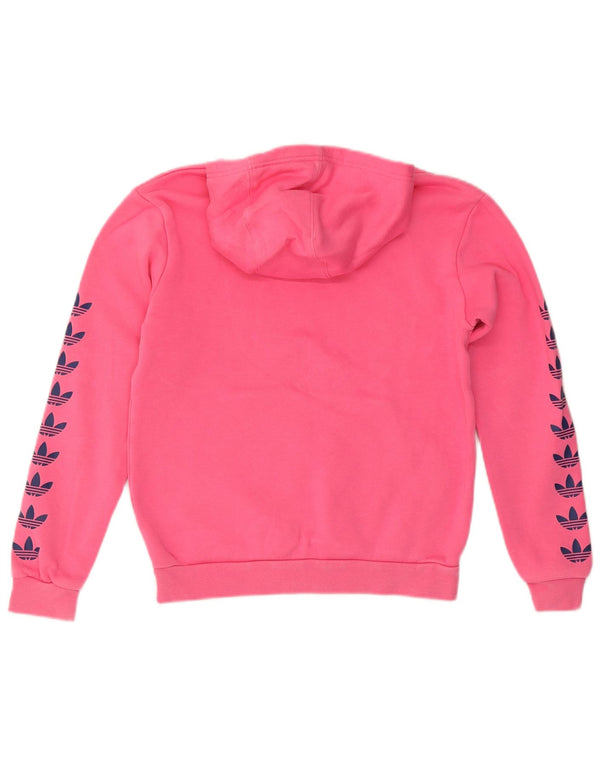 Adidas Mädchen Graphic Hoodie Pullover 11–12 Jahre rosa Baumwolle