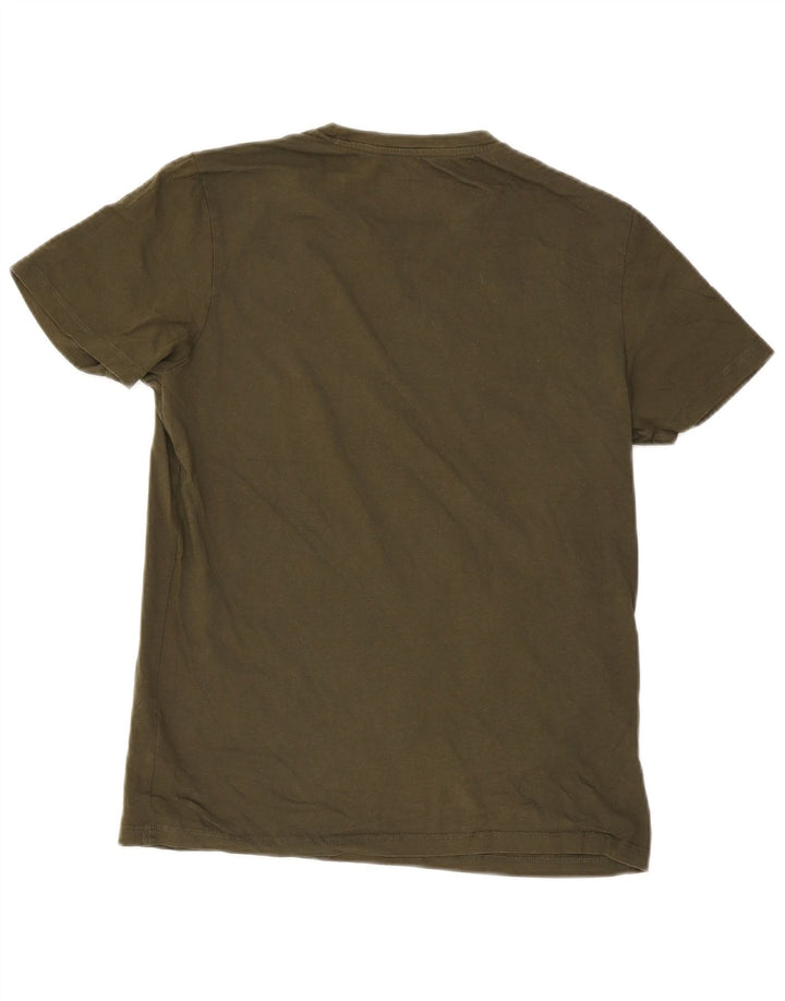 Jack & Jones Herren-T-Shirt mit Grafik, mittlere Khaki-Baumwolle