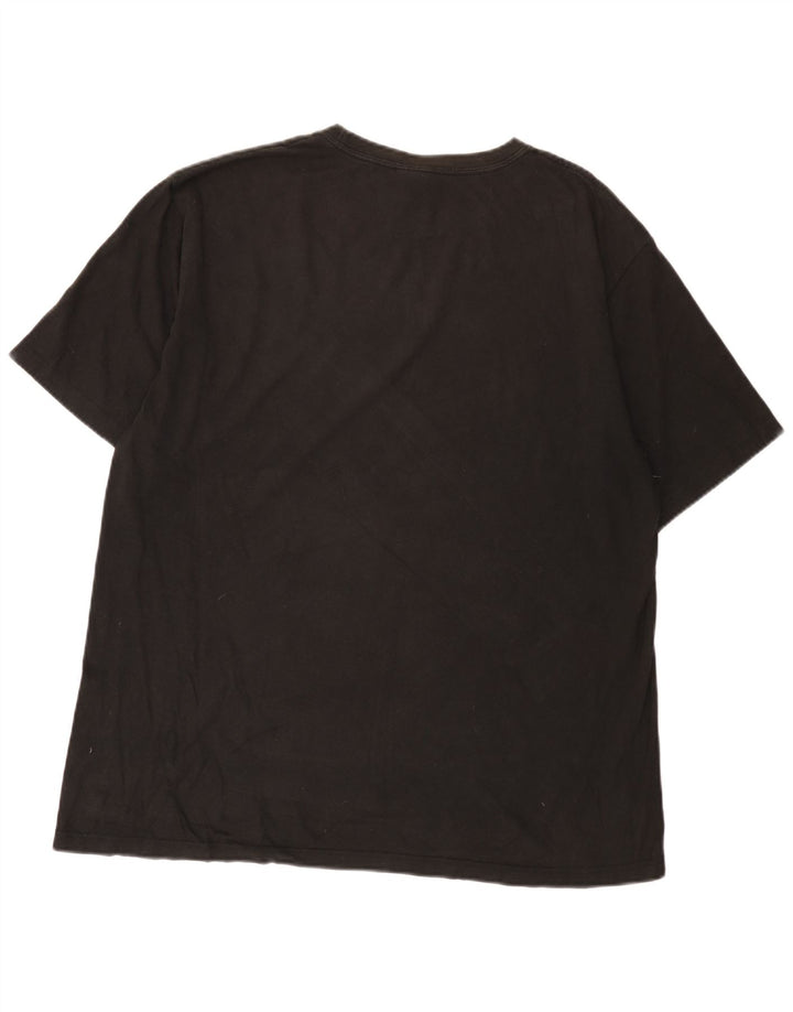 Tommy Hilfiger Herren T-Shirt Top Large Schwarz Baumwolle