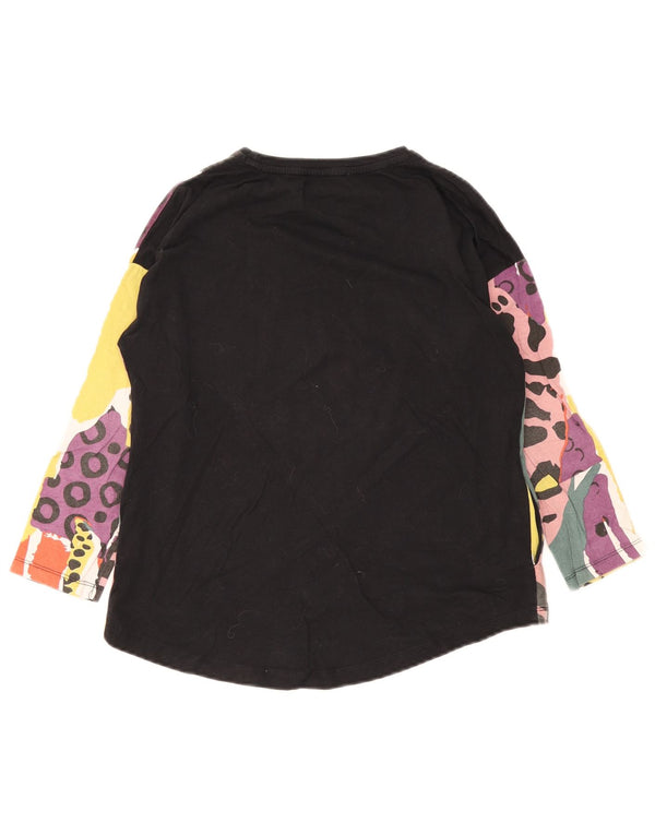 Desigual Mädchen Graphic Top Langarm 11-12 Jahre Mehrfarbig