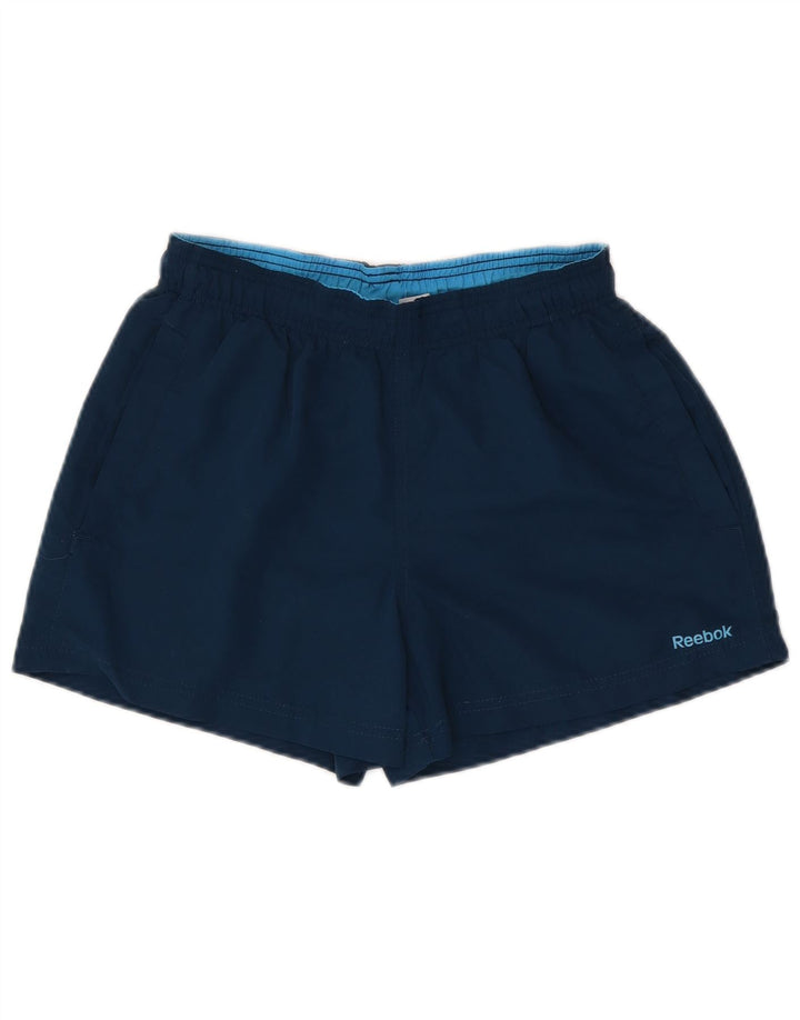 REEBOK Herren-Sportshorts, klein, marineblau, Polyester