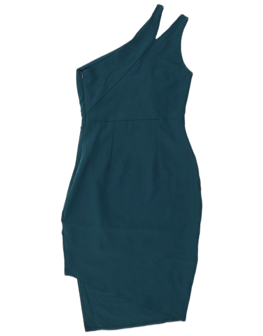 Lipsy One-Shoulder-Kleid für Damen, Größe S, Grün, Polyester