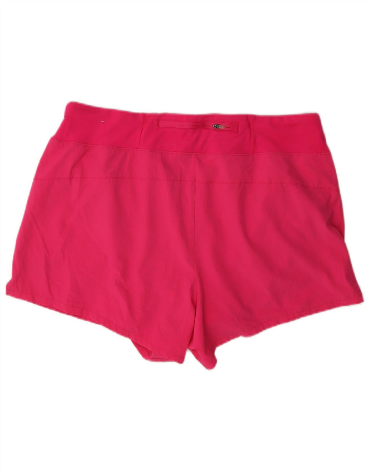 Reebok Damen Sportshorts UK 18 XL Rosa Polyester